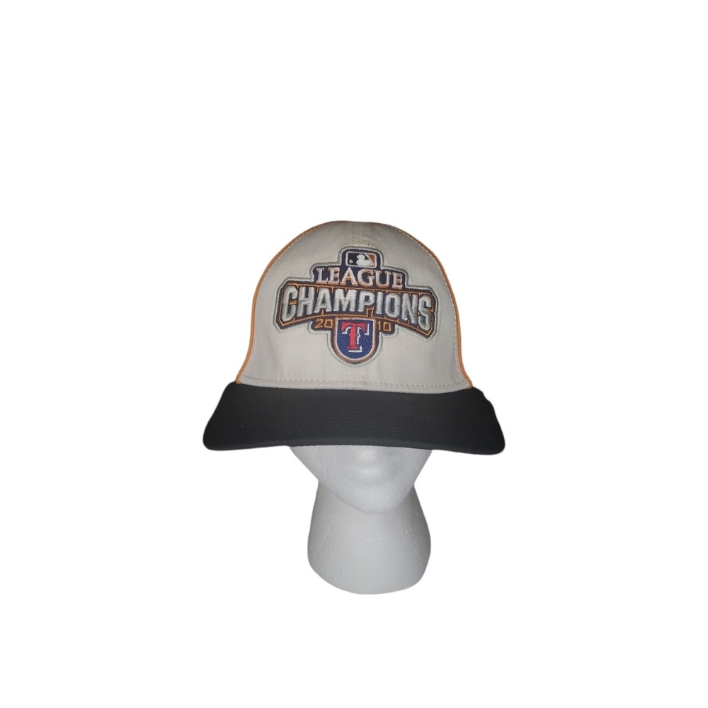 Texas Rangers Hat 2010 League Champions‎ New Era Mens OS Baseball Cap MLB Casual